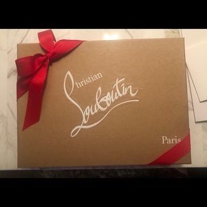 Sparkley Christian louboutins.